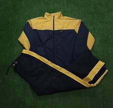 Y2K Nike TrackSuit Blue Windbreaker Windsuit Set Men  s Large Baggy BB33