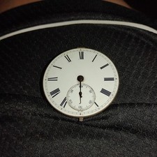 Fusee Pocket Watch With Dust Cover Not Running No Maker Antique