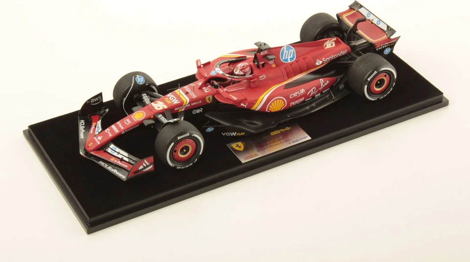 Ferrari SF-24 Monaco GP 2024 - Charles Leclerc Winner in 1:18 scale by Looksmart - Image 3 of 4