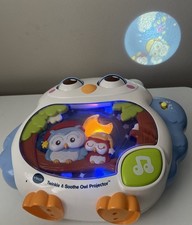 Vtech Twinkle  Soothe Owl Projector Baby Crib Music Light HTF WORKS 
