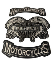 Harley-Davidson Set di 3 toppe ricamate