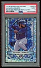 2024 Bowman Sterling Junior Caminero RC Rookie 99/99 Speckle Refractor PSA 9