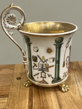 kpm porcelain Masonic mug 1837-1845