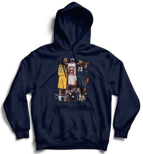 Felpa Cappuccio e tascone King Lebron MJ23 Kobe Basket USA Leggenda Dunk Tifosi - Foto 4 di 5