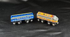 Circo Engine  Passenger Car Wooden Train Compatible w Brio/Thomas