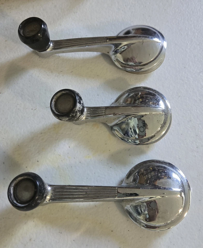 Vintage Original 1955-57? Manivela ventana Chevrolet Bel-Air manivela ventana ala Foto 3 de 4