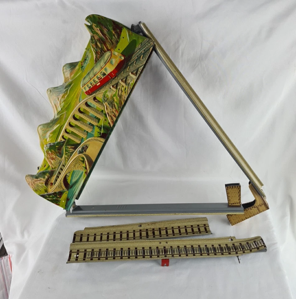 Blechspielzeug TECHNOFIX Blech Mountain Express Made in U.S. Zone Germany - Bild 4 von 4