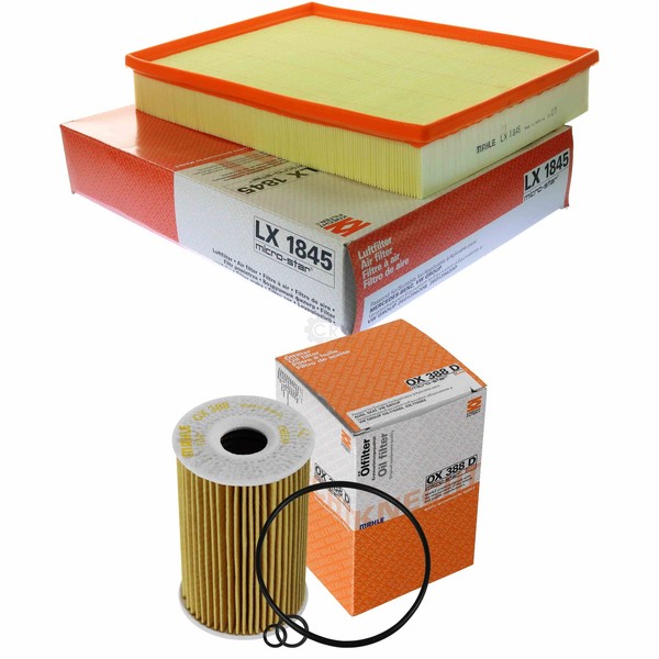 Mahle / Knecht Set Filterpaket Luftfilter LX 1845 ÖLfilter OX 388D-image