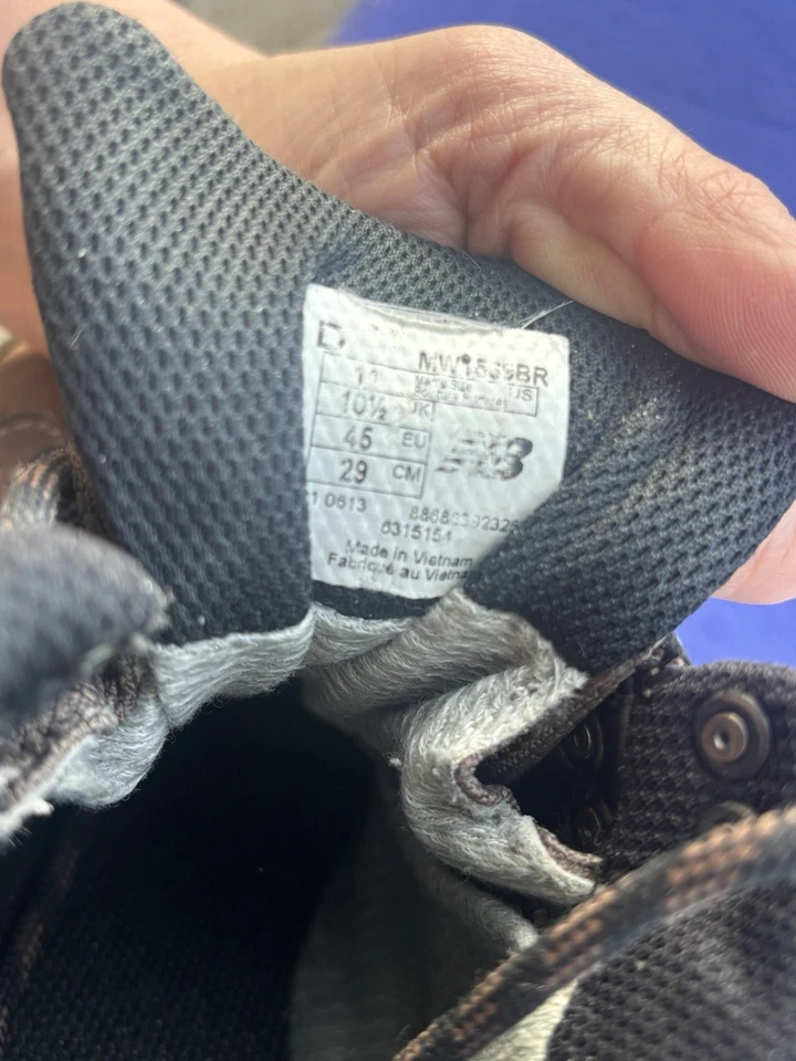 New Balance Rainier Men's Hiking Boot Vibram Sole, Size 10, Brown/Green - Image 4 of 4