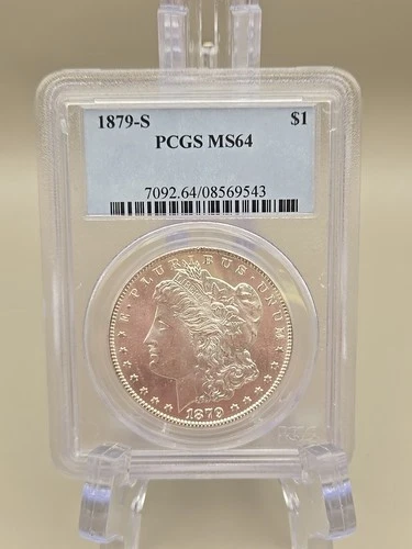 1879-S Morgan Silver Dollar $1 - PCGS MS64