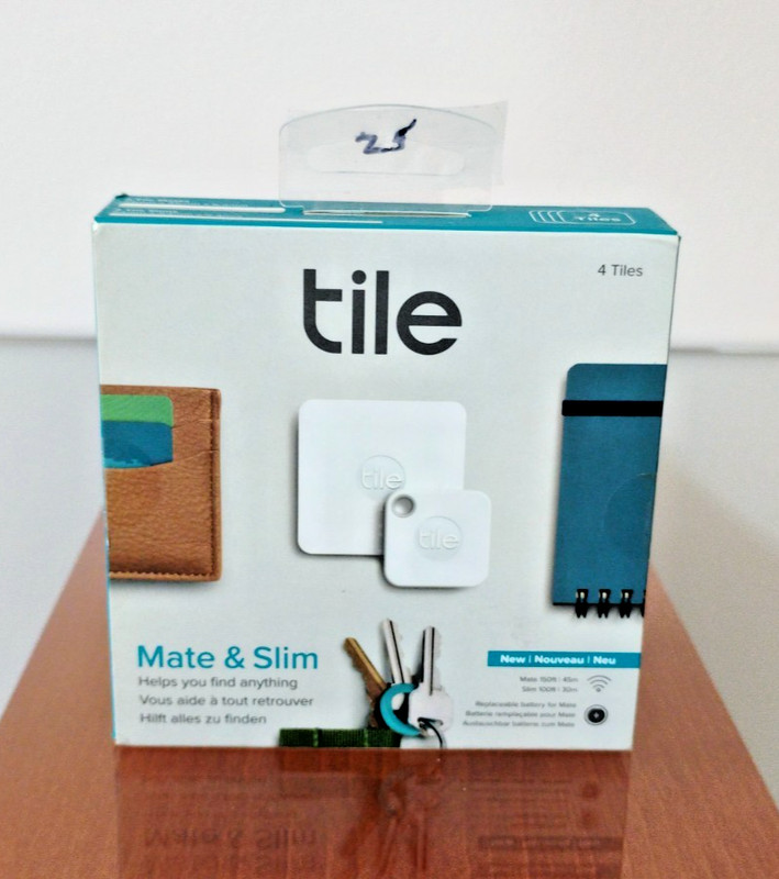 Tile RT16004 Mate and Slim Combo Item Tracker-White/Gray-BRAND NEW!