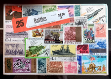 LARGE LOT of VINTAGE STAMPS in VG Used Condition - 100 Sealed Stamps!! LOT OF 3