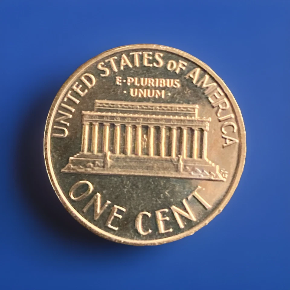 1976-S Lincoln Memorial *PROOF* Penny 1Cent Coin from US Mint Proof Set. Nice!! - Image 2 of 2
