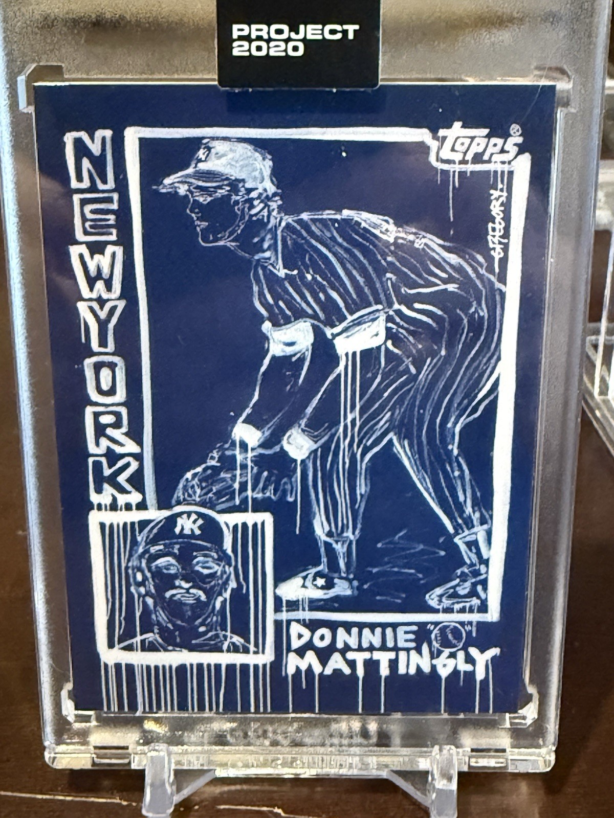 2020 Topps Project 2020 Don Mattingly #69 New York Yankees MLB Baseball Card