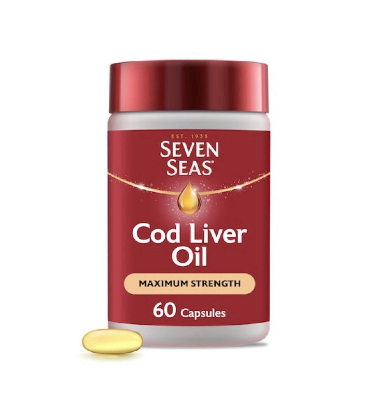 Seven Seas Max Strength 885mg Cod Liver & Fish Oil - 60 Capsules | Omega-3 - Image 4
