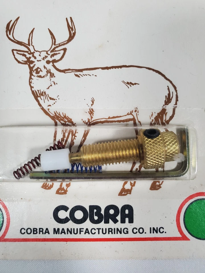 NEW OLD STOCK VINTAGE COBRA ARCHERY BRASS ARROW REST CUSHION PLUNGER - Image 3 of 4