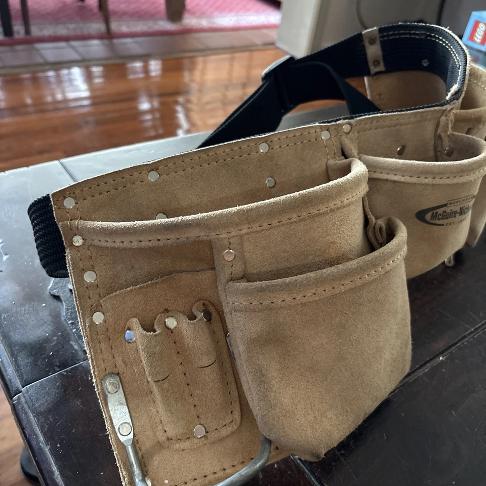 Cinturón de herramientas - construcción - McGuire Nicholas Work Wear cuero con cinturón de alta resistencia Foto 3 de 4