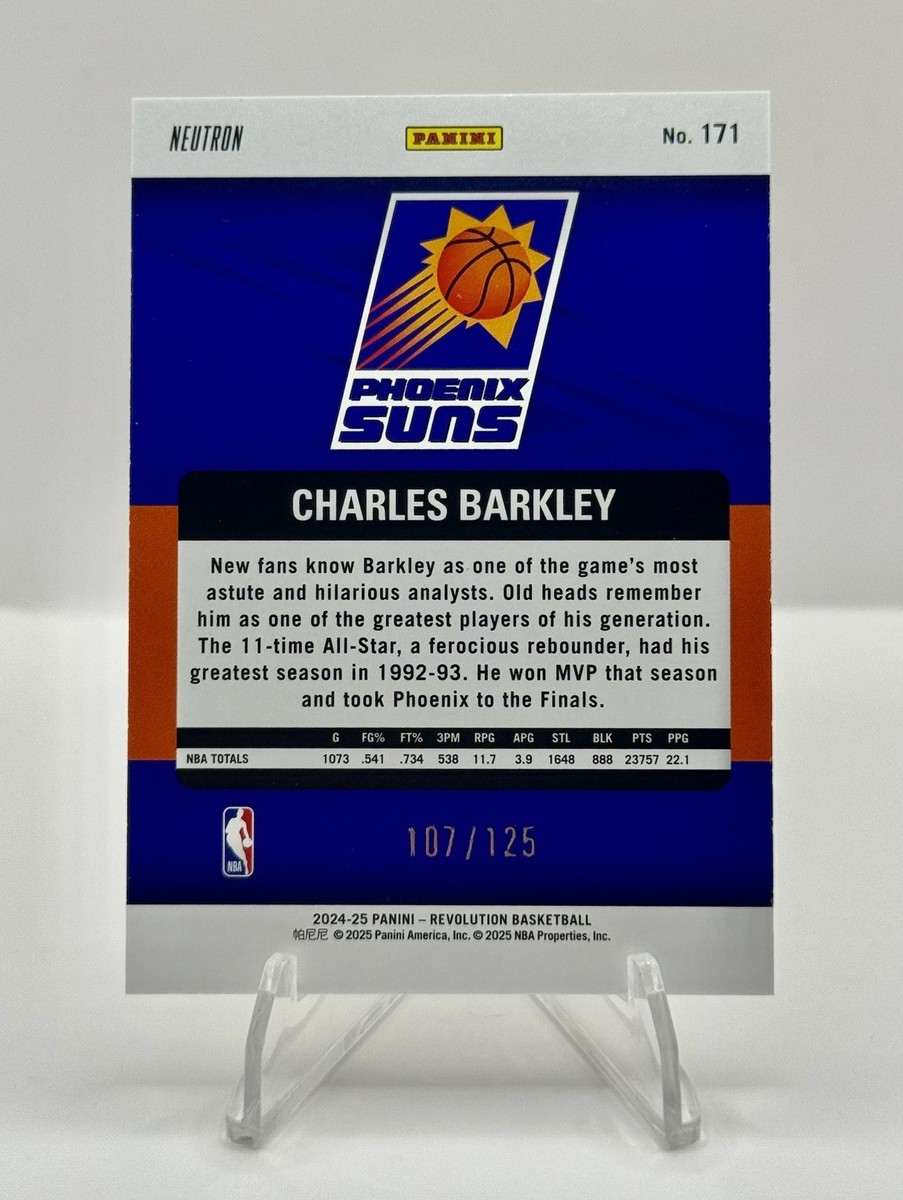 Revolution Charles Barkley Auto サイン　NBA Charles Barkley 2021-22 Panini Noir NBA 75th Autographs #3
