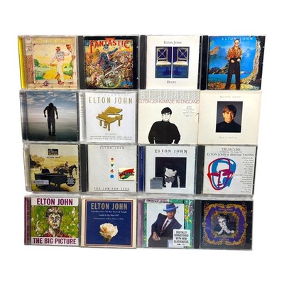 Elton John CD Bundle Goodbye Yellow Brick Road Captain Fantastic Duets The Divin