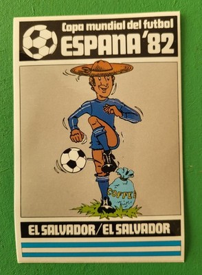 Espana 82 (Spain 82) Panini Team Badge Sticker - El Salvador