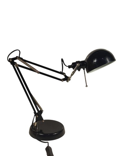 Ikea Forsa Schreibtischlampe schwarz Anglepoise Stil verstellbare Leuchte A0501