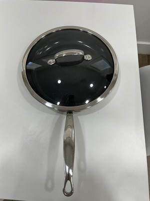 GreenPan  Premiere Max Stainless-Steel Ceramic Nonstick Fry Pan 12 Inch With Lid