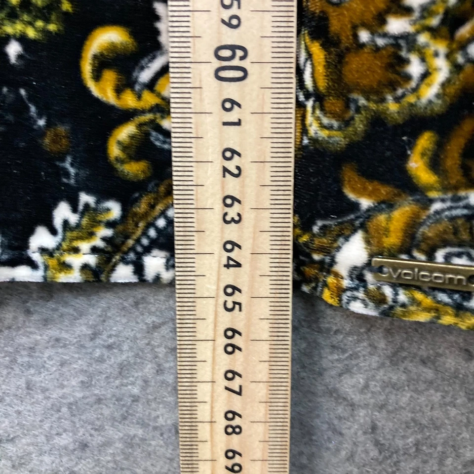 Volcom Jacket Top Womens 10 Velour Multicolour Open Front Kimono Duster 7816 - Image 4 of 4