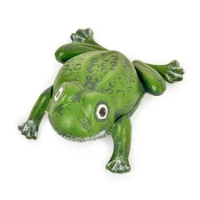 Sungmor Cast Iron Key Hider Garden Frog Statue Hide Spare Key Holder for Outside