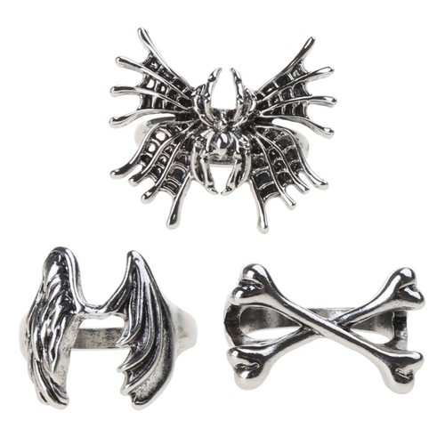 Crossed Bone Punk Rock Ring for Women Hip Hop Streetwear Jewelry | eBay ...