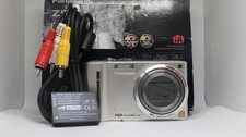 Panasonic Lumix DMC-ZS7 12.1MP Digital Camera - Silver w/ Battery, Cords  Box