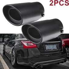2PC For Nissan Altima Rear Exhaust-Pipe Tail Tip/ Muffler Round Accessories