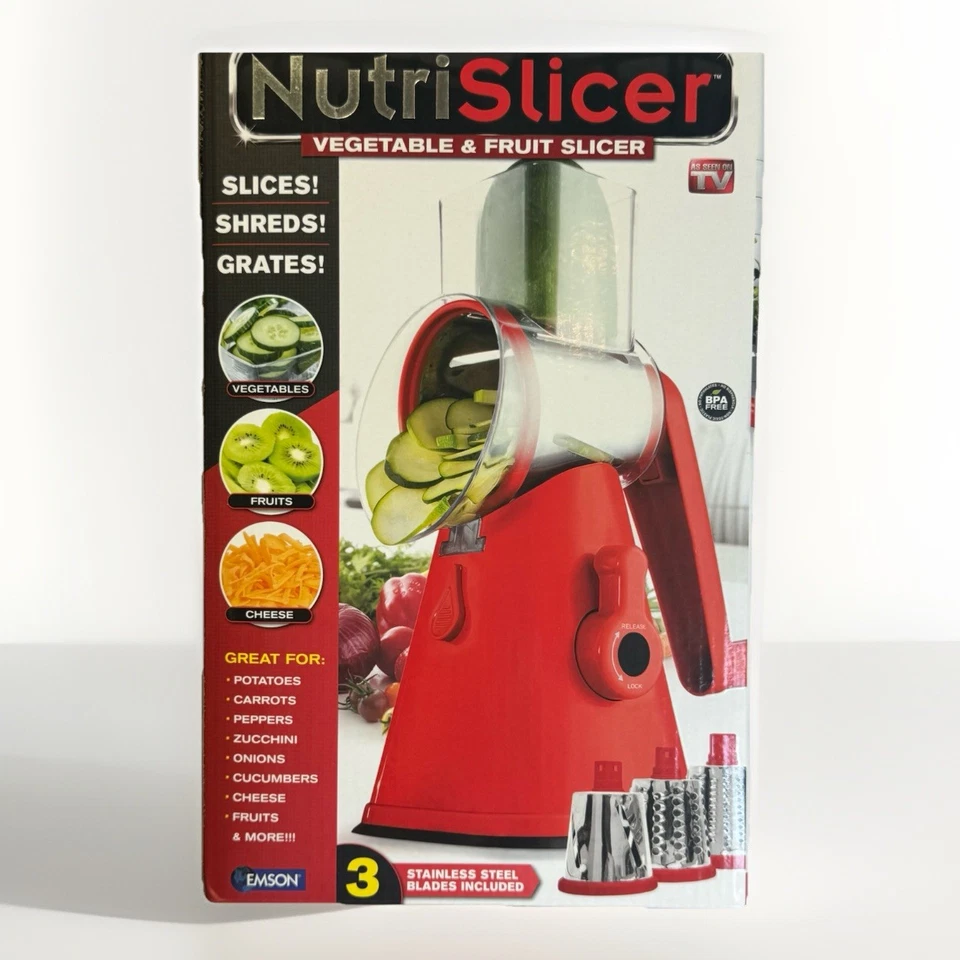 Cortadora de verduras y frutas NutriSlicer - rebanadas, trituraciones y rejillas Foto 2 de 4