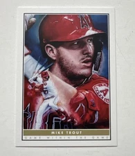 Mike Trout 2020 Topps Game Within the Game Insert #12 by Paul Jennis