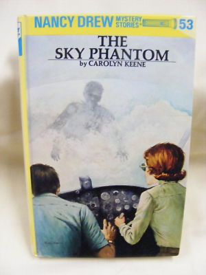 Nancy Drew Book The Sky Phantom 53 flashlight series