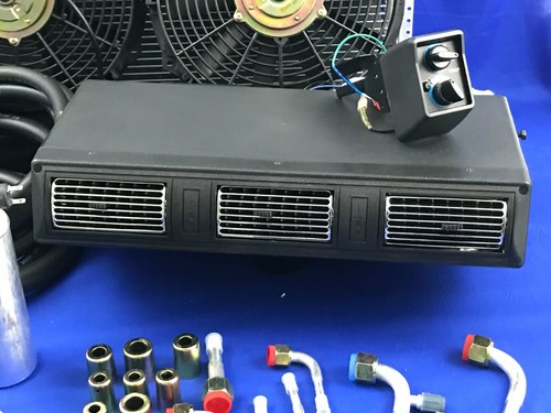 Kit Universal Aire Acondicionado Bajo Salpicadero "2" Evaporadores 450A 24V Humvees Ideal - Imagen 2 de 11