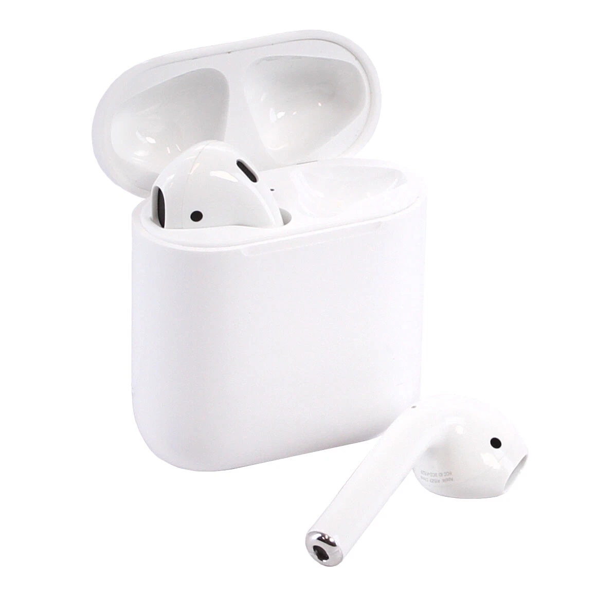 Apple AirPods 2 Bluetooth Earphones with Charging Case & MFI Cable,  MV7N2AM/A