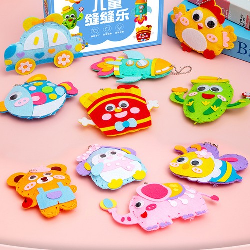 Sewing Kit for Kids Learn to Sew DIY Craft Doll Making Art Kit Ages 5+ Gift