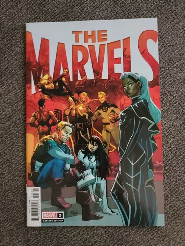 The MARVELS # 5 MARVEL COMICS 2021 VARIANT MAHMUD ASRAR & DAVE McCAIG 1:25 