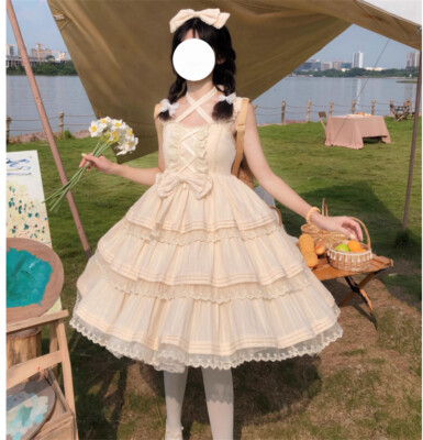 ワンピース YOUTHBATH YBX SOUP Loli layered lace dress 5BSH027 Amazon.com: WKNBEU Lolita Dress Women Lace Princess Tea