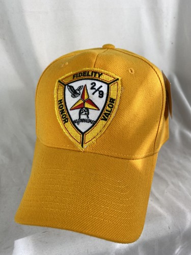 USMC Marine Corp 2nd Battalion 9th Marines Fitted Cap Size 7 5/8 Brand New W Tag - 第 2/3 張圖片