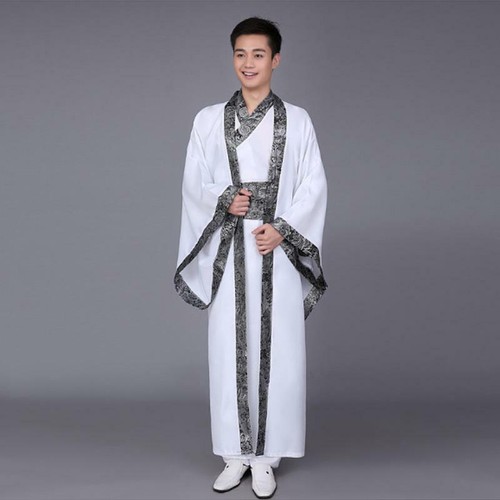 Antico costume cinese abito tang uomo hanfu dinastia abiti da festa cosplay - Foto 7 di 9