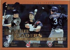 2002 Topps Bret Boone/Juan Gonzalez/Alex Rodriguez #340