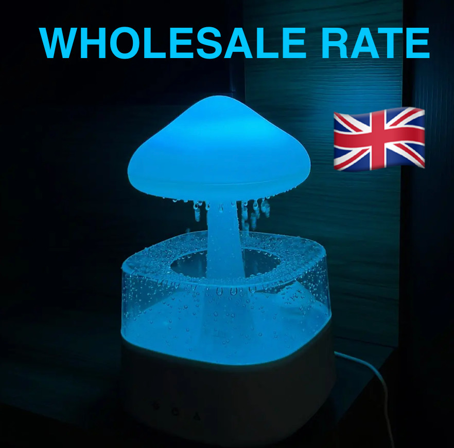 Relax Cloud Difusor de Lluvia Humidificador Gota de Lluvia Máquina de Aromaterapia Ultrasónico