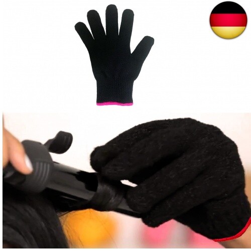 Professionelle Hitzebeständige Handschuhe für Das Haarstyling Hitze für Locken, - Bild 2 von 7