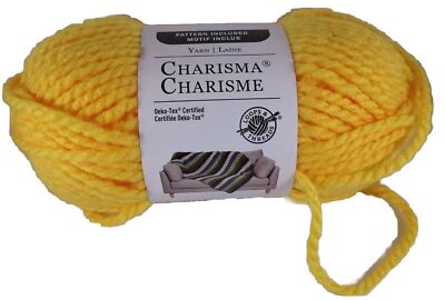 Yellow Loops and Thread Charisma Yarn   Knitting Crochet Craft Bulky