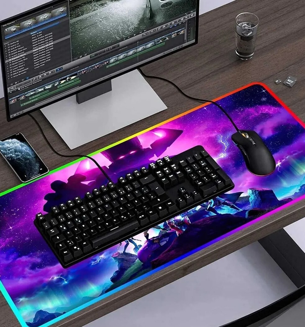 Galactus RGB Extended Gaming Mouse Pad with LED Lighting-image