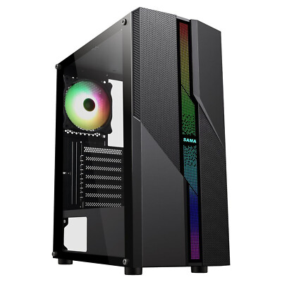 PRC AMD Ryzen Vega Gaming Computer Desktop PC 256GB 8GB Quad Core WIFI HDMI New