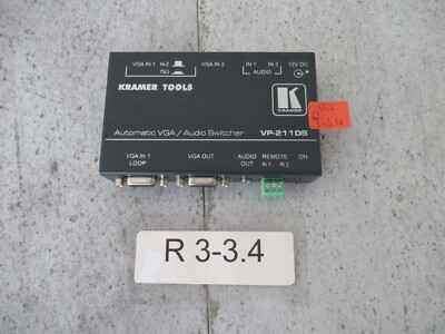 Kramer VP-211DS Audio Switcher 12V DC