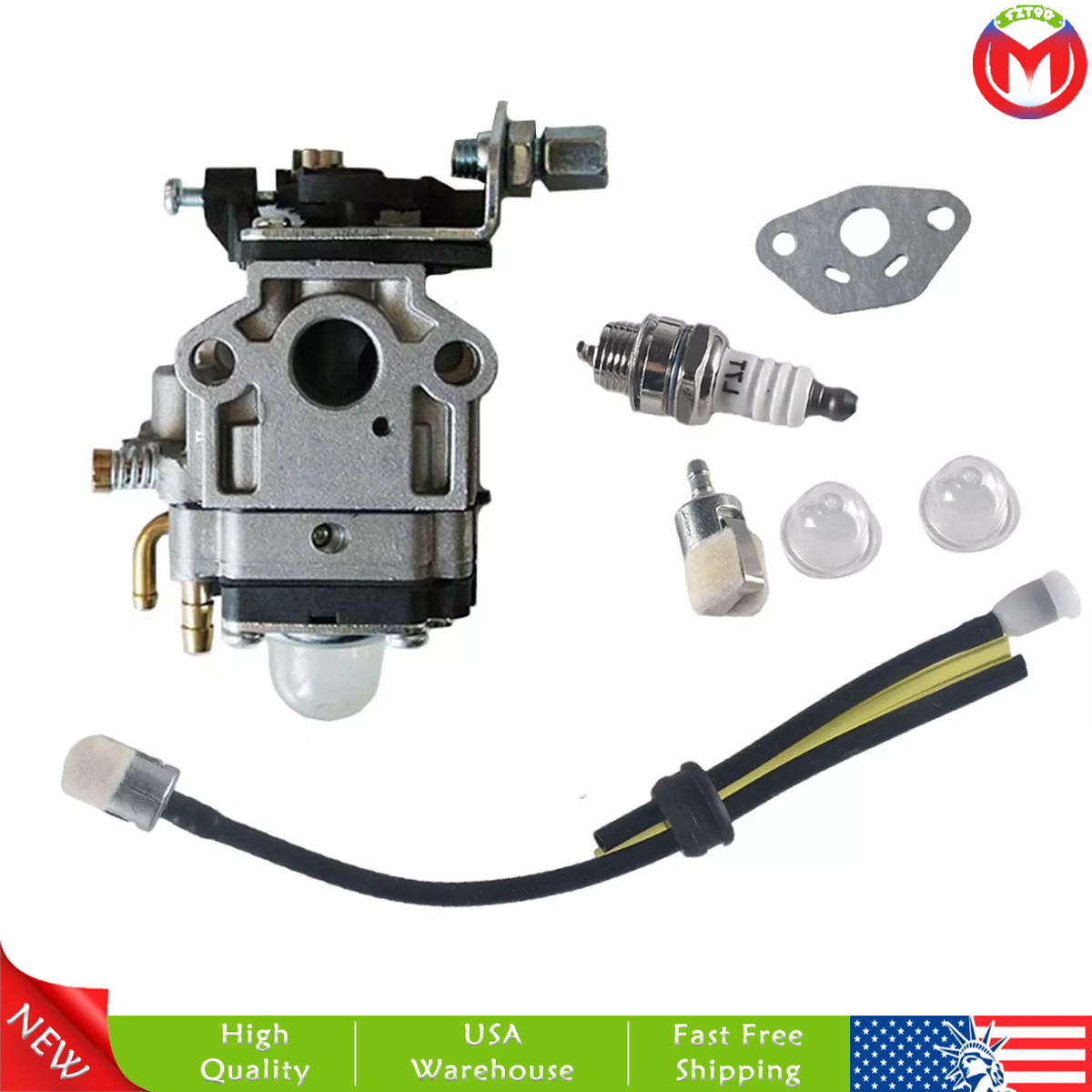 Ricambi Trimmer X472000012 4 Copritesta E Occhiello Per Trimmer Shindaiwa/ Echo &ndash; Modello SF375, X472000012 Copritesta Trimmer Shindaiwa Echo