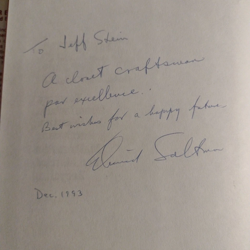 Paper Basics by David Saltman (Hardcover) signed & inscribed ISBN 0442251211 - Image 3 of 4